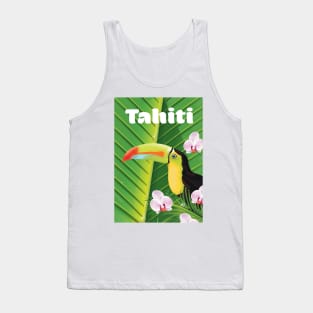 Tahiti Travel poster Tank Top